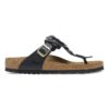 Adorno floral Gizeh en piel natural