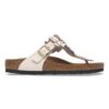 Adorno floral Gizeh en piel natural