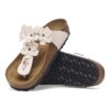 Adorno floral Gizeh en piel natural