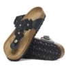Adorno floral Gizeh en piel natural