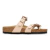 Adorno floral Mayari en piel natural