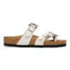Adorno floral Mayari en piel natural