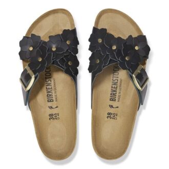 Adorno floral Siena en piel natural