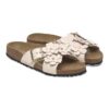 Adorno floral Siena en piel natural