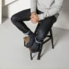 Algodón retorcido para hombre Algodón Poliamida Elastano