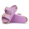 Arizona Big Buckle de charol de cuero natural