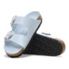 Arizona Big Buckle de charol de cuero natural