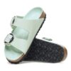 Arizona Big Buckle de charol de cuero natural