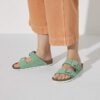Arizona Big Buckle, piel nobuck, verde jade intenso