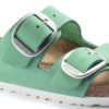 Arizona Big Buckle, piel nobuck, verde jade intenso