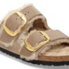 Arizona Big Buckle Shearling Natural Leather Oiled