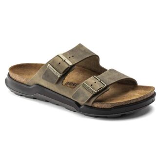 Arizona Crosstown para hombre, piel aceitada, caqui desgastado
