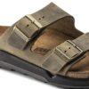 Arizona Crosstown para hombre, piel aceitada, caqui desgastado