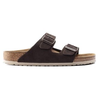 Arizona de piel de nubuck de novillo marrón suave