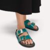 Arizona Droplet Buckle Cuero natural charol