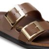 Arizona Droplet Buckle Cuero natural charol