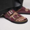 Arizona Droplet Buckle Cuero natural charol