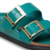 Arizona Droplet Buckle Cuero natural charol