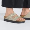 Arizona Pap Flex con plataforma de piel de nubuck
