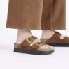 Arizona Pap Flex con plataforma de piel de nubuck