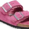 Arizona Shearling Cuero de ante y piel de oveja Fucsia Tulip