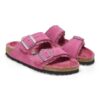 Arizona Shearling Cuero de ante y piel de oveja Fucsia Tulip