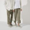 Bend Low: Cuero natural y tejido