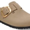 Boston Big Buckle de cuero natural aceitado