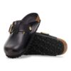 Boston Big Buckle de piel natural