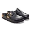 Boston Big Buckle de piel natural