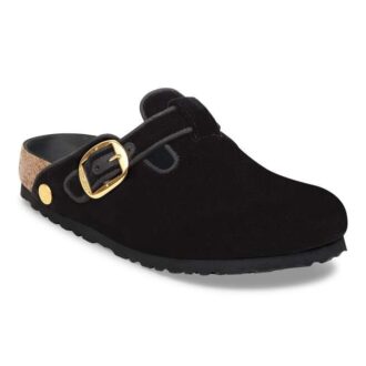 Boston, Big Buckle, ribete, remache, logotipo, tejido, terciopelo, negro