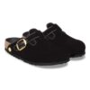 Boston, Big Buckle, ribete, remache, logotipo, tejido, terciopelo, negro