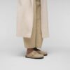 Boston Big Buckle Shearling Cuero natural engrasado
