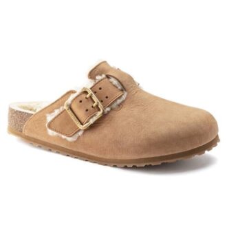 Boston Bold de piel natural con forro de borrego