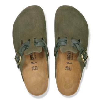 Boston Braided Suede Leather