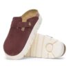 Boston Chunky Suede Leather Berry Crush