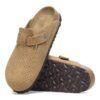 Boston de ante con relieve de lunares, nuevo beige