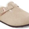 Boston Shearling Kids Suede Leather Fur