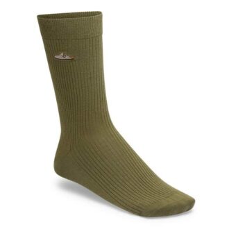 Calcetines de algodón acanalados Algodón Poliamida Elastano