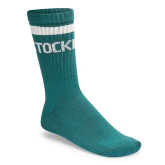 Calcetines de tenis de algodón, algodón-poliamida-elastano, verde