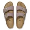 Cuero nobuck Arizona morado descolorido