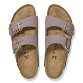 Cuero nobuck Arizona morado descolorido