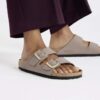 Cuero nobuck Arizona morado descolorido