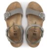 Cuero nubuck Soley en color gris paloma