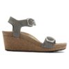Cuero nubuck Soley en color gris paloma
