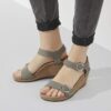 Cuero nubuck Soley en color gris paloma