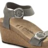 Cuero nubuck Soley en color gris paloma