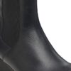Ebba Slip on de piel negra