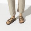 Florida Soft Footbed de cuero engrasado, color marrón tabaco