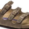 Florida Soft Footbed de cuero engrasado, color marrón tabaco